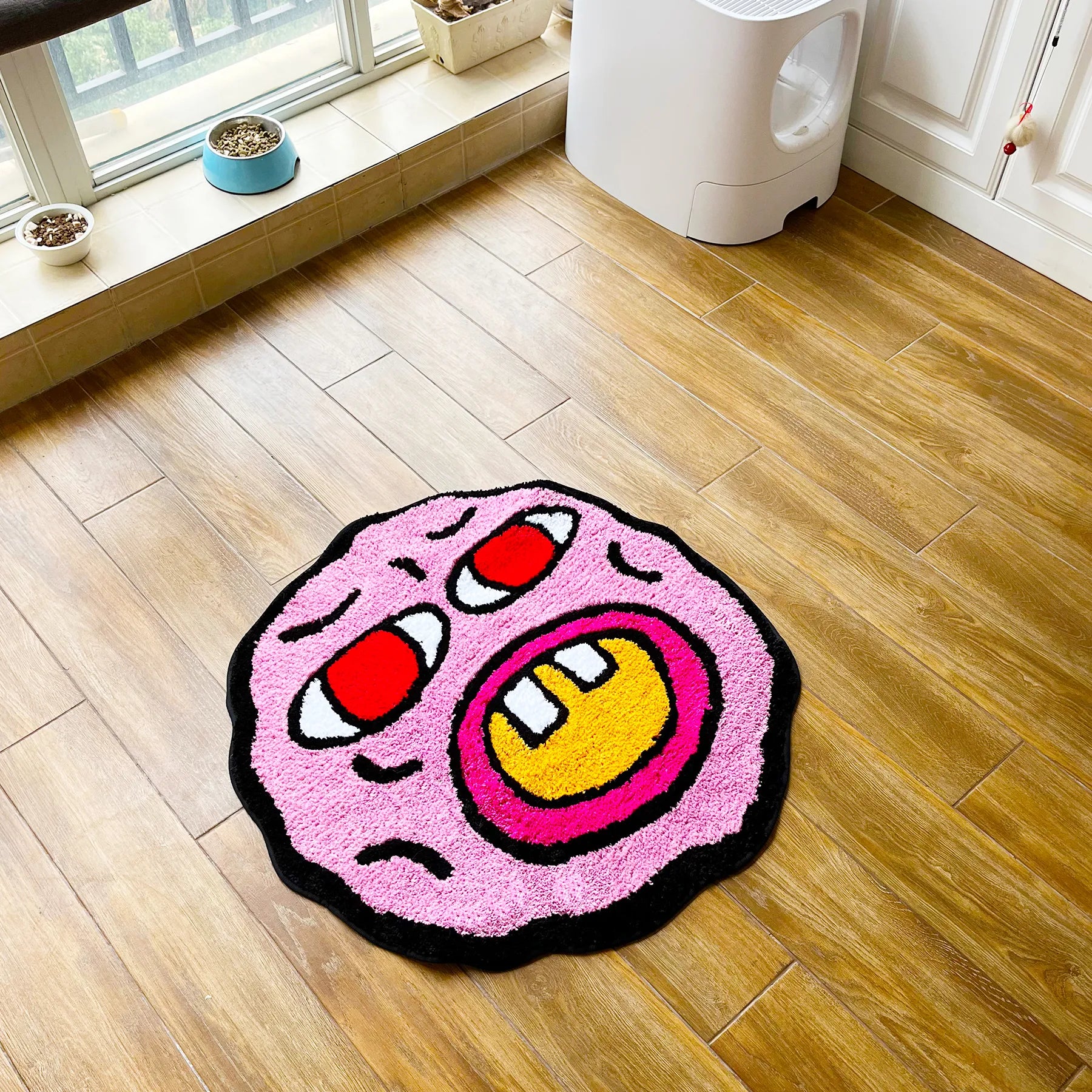 Cherry Bomb Fluffy Tufted Carpet (Pink) - My Store