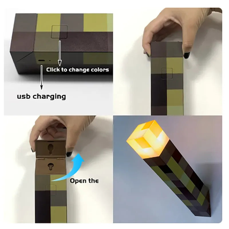 Minecraft Torch LED Light - My Store
