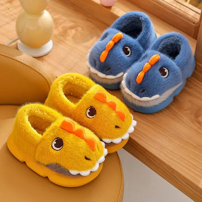 Dinosaur Plush Slippers - My Store