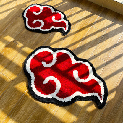 Akatsuki Naruto Fluffy Tufted Carpet - My Store