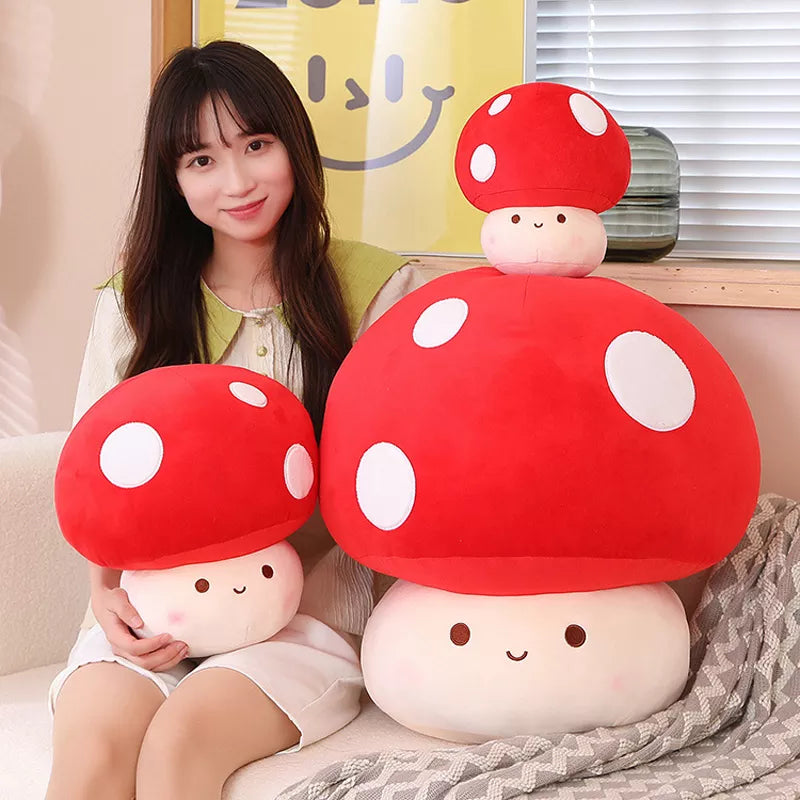 Red Plush Mushroom 'Squeezy' - My Store