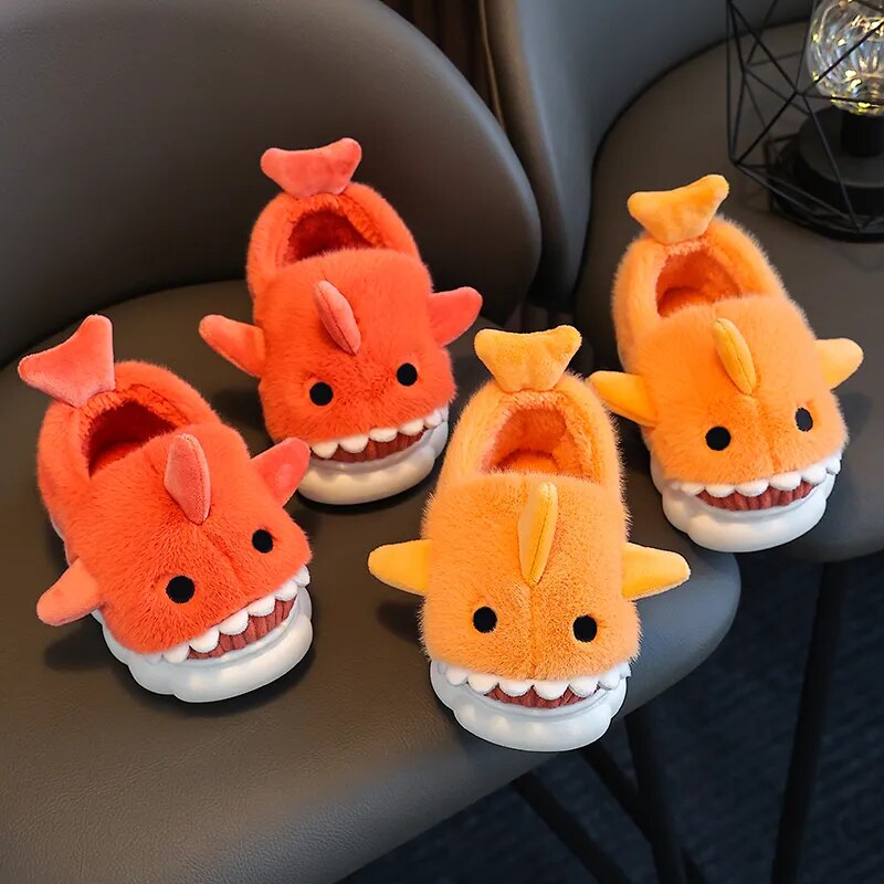 Shark Plush Slippers - My Store