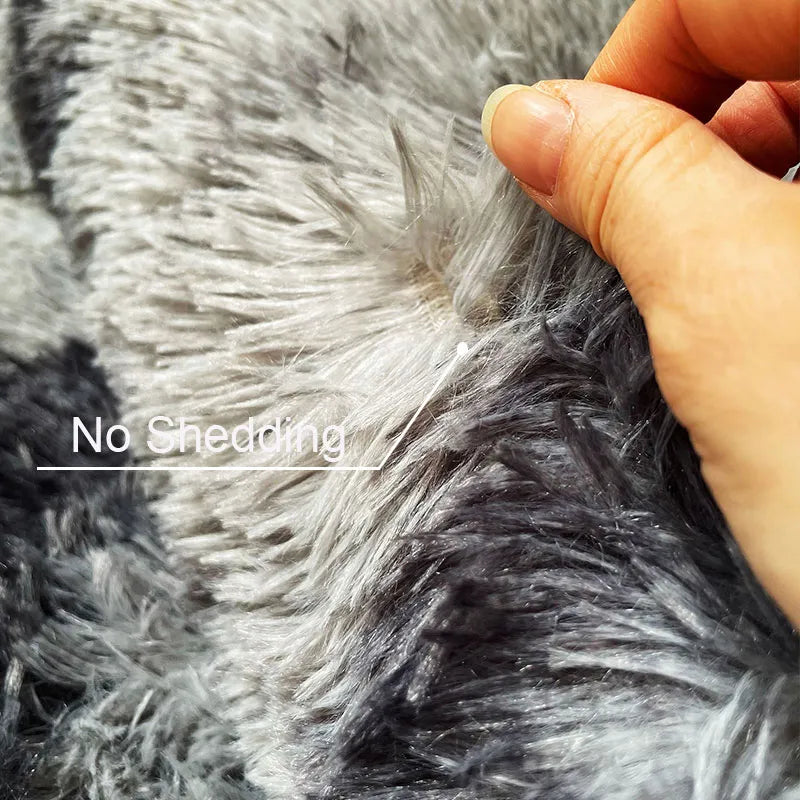 White Plain Plush Carpet