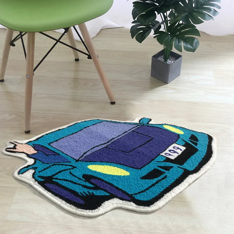 Travis Scott Car Tufted Carpet