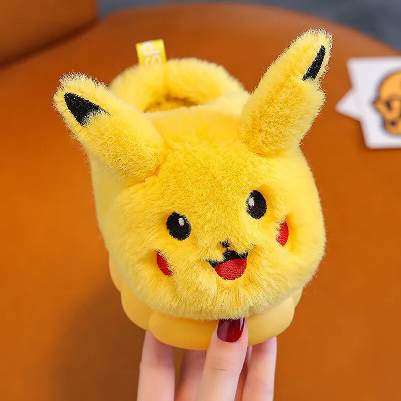 Pikachu Plush Slippers - My Store