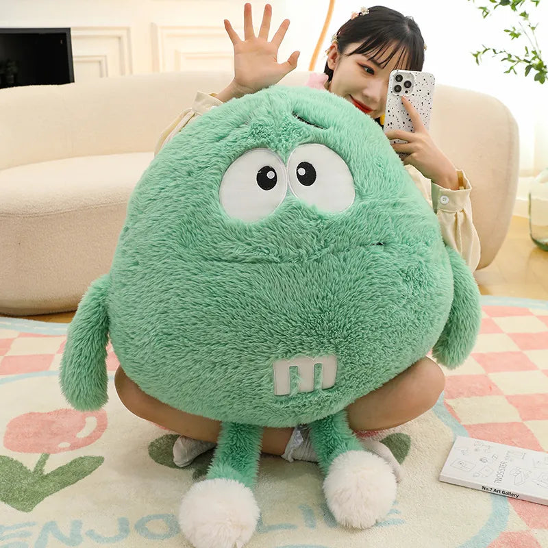 Green Plushy M&M Fluffy 'Squeezy' - My Store