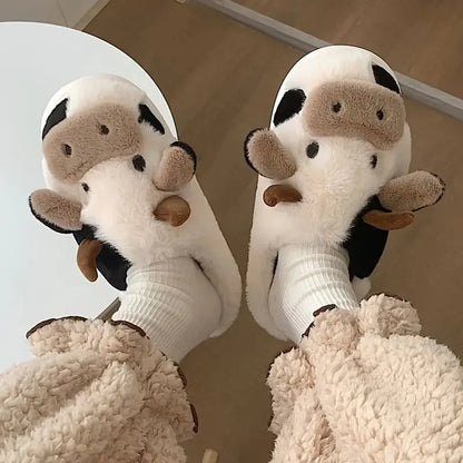 Cow Slippers - My Store