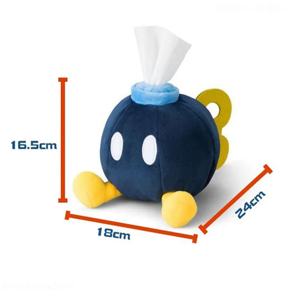 Super Mario Bomb Plush Tissue Box