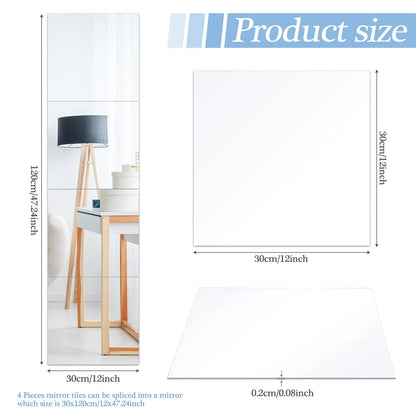 Square Mirrors (4PCs) - My Store