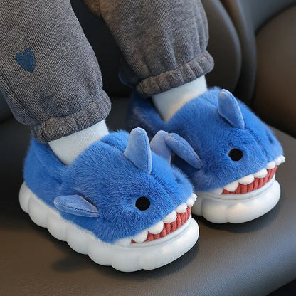 Shark Plush Slippers - My Store