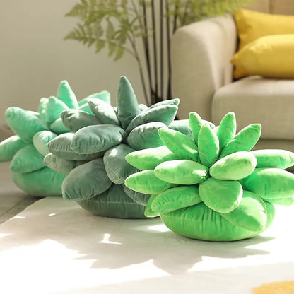 Succulent Plush Stuffed Pillow (Light Green) - My Store