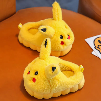 Pikachu Plush Slippers - My Store