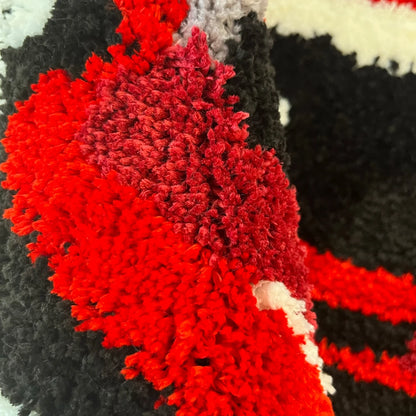 Racing Car Red Tufted Carpet