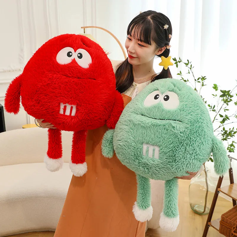 Green Plushy M&M Fluffy 'Squeezy' - My Store