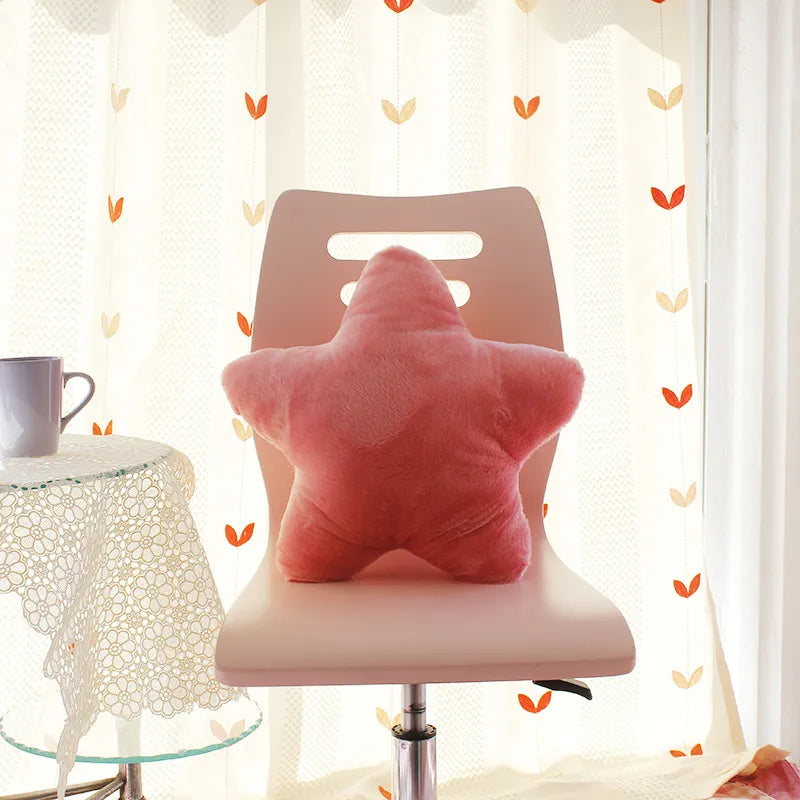 Pink Plush Star Pillow - My Store
