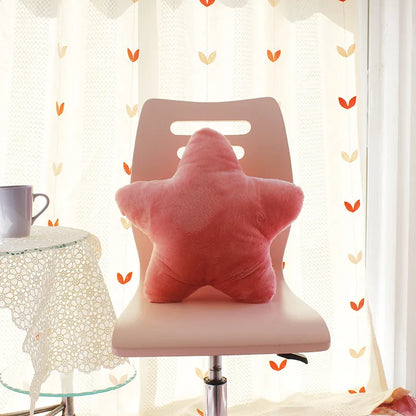 Pink Plush Star Pillow - My Store