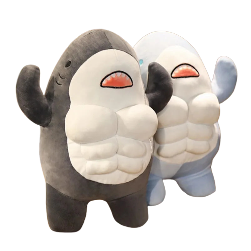 Muscle Shark Plush
