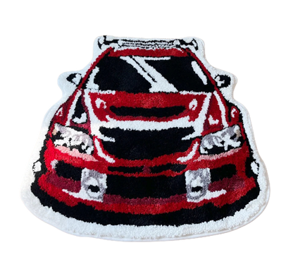 Racing Car Red Tufted Carpet