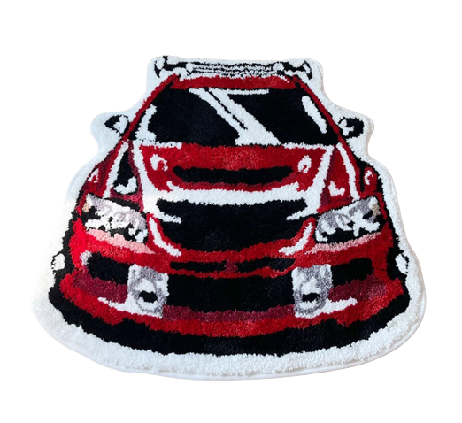 Racing Car Red Tufted Carpet