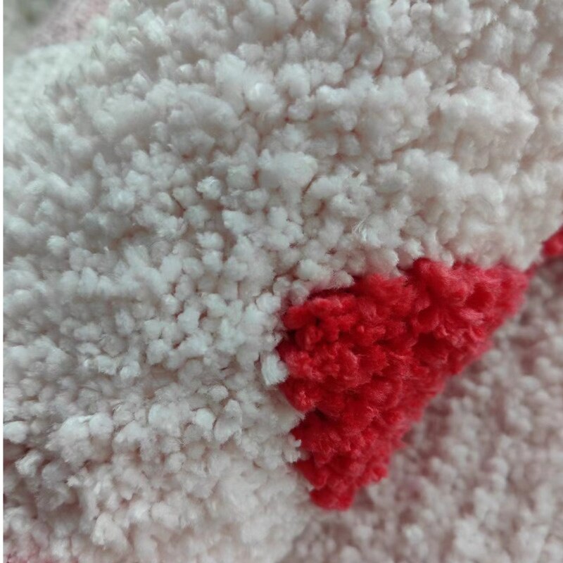 Love Poker Card Fluffy Tufted Carpet (Red) - My Store