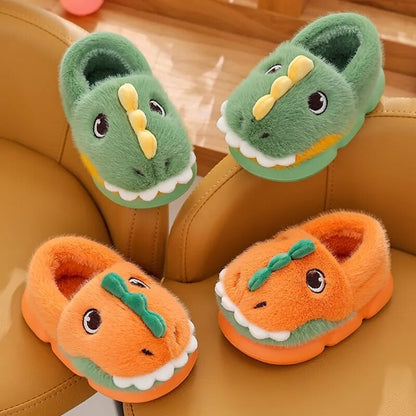Dinosaur Plush Slippers - My Store