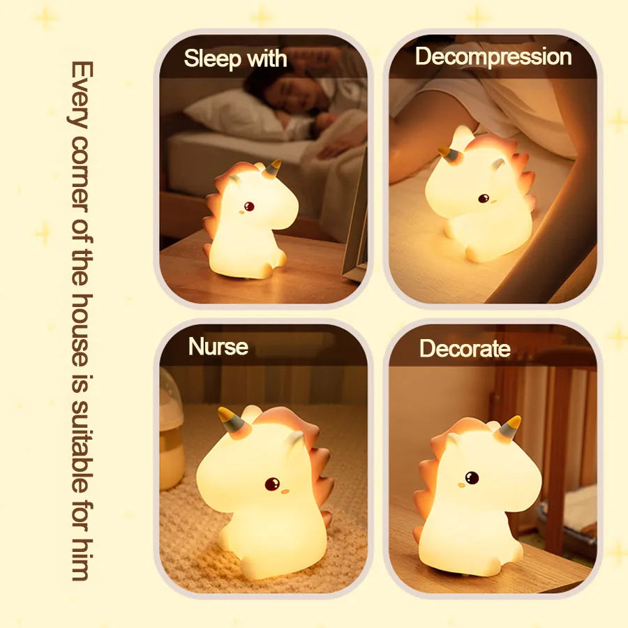 Unicorn LED Animal Night Light - My Store