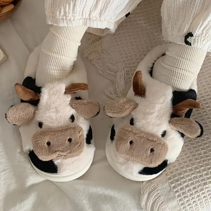 Cow Slippers - My Store