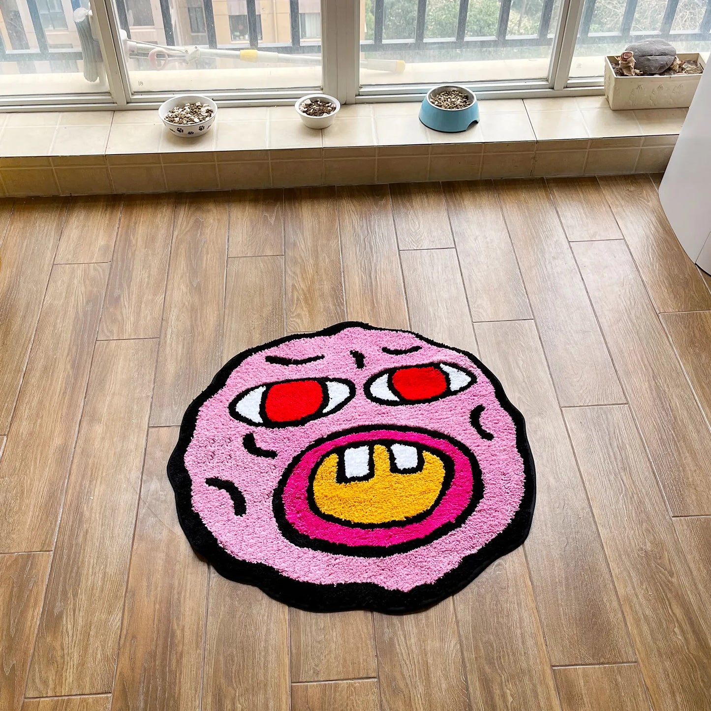 Cherry Bomb Fluffy Tufted Carpet (Pink) - My Store