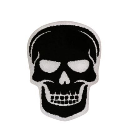 Skull Face Plush Tufted Carpet