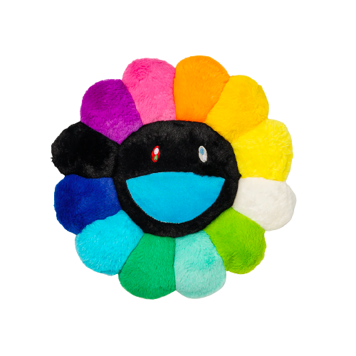 Black Multicolored Takashi Murakami Smiling Flower - My Store