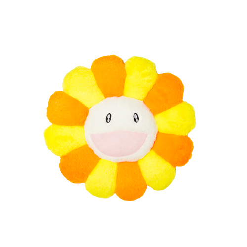 Orange Yellow Takashi Murakami Smiling Flower - My Store