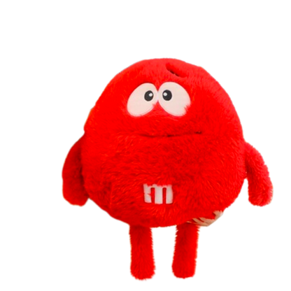 Red Plushy M&M Fluffy 'Squeezy' - My Store