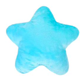 Blue Plush Star Pillow - My Store