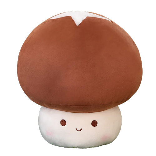 Brown Plush Mushroom 'Squeezy' - My Store