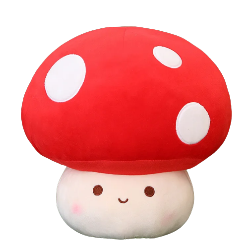Red Plush Mushroom 'Squeezy' - My Store