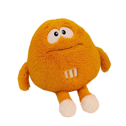 Yellow Plush M&M Fluffy 'Squeezy' - My Store
