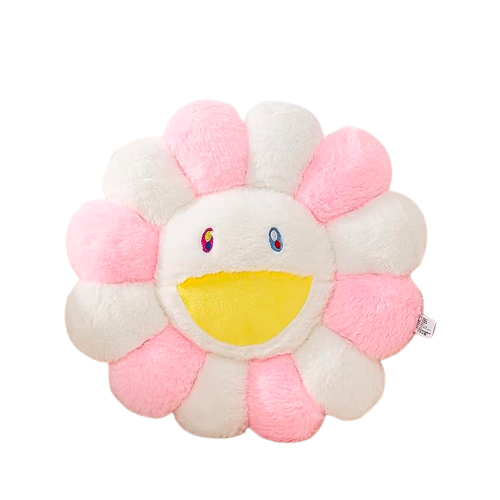 Pink White Takashi Murakami Smiling Flower - My Store