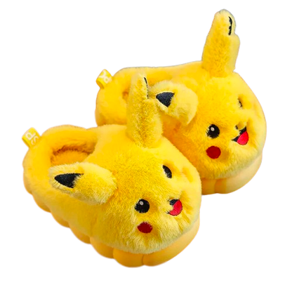 Pikachu Plush Slippers - My Store