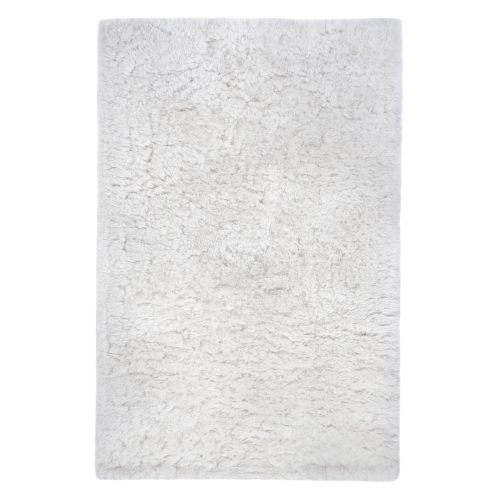 White Plain Plush Carpet