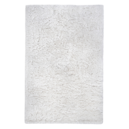 White Plain Plush Carpet